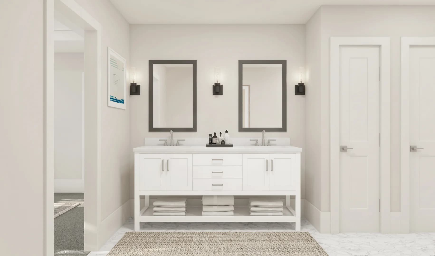 New Haven Primary Bath Loft Palette 6 Level 3 Coastal Loft