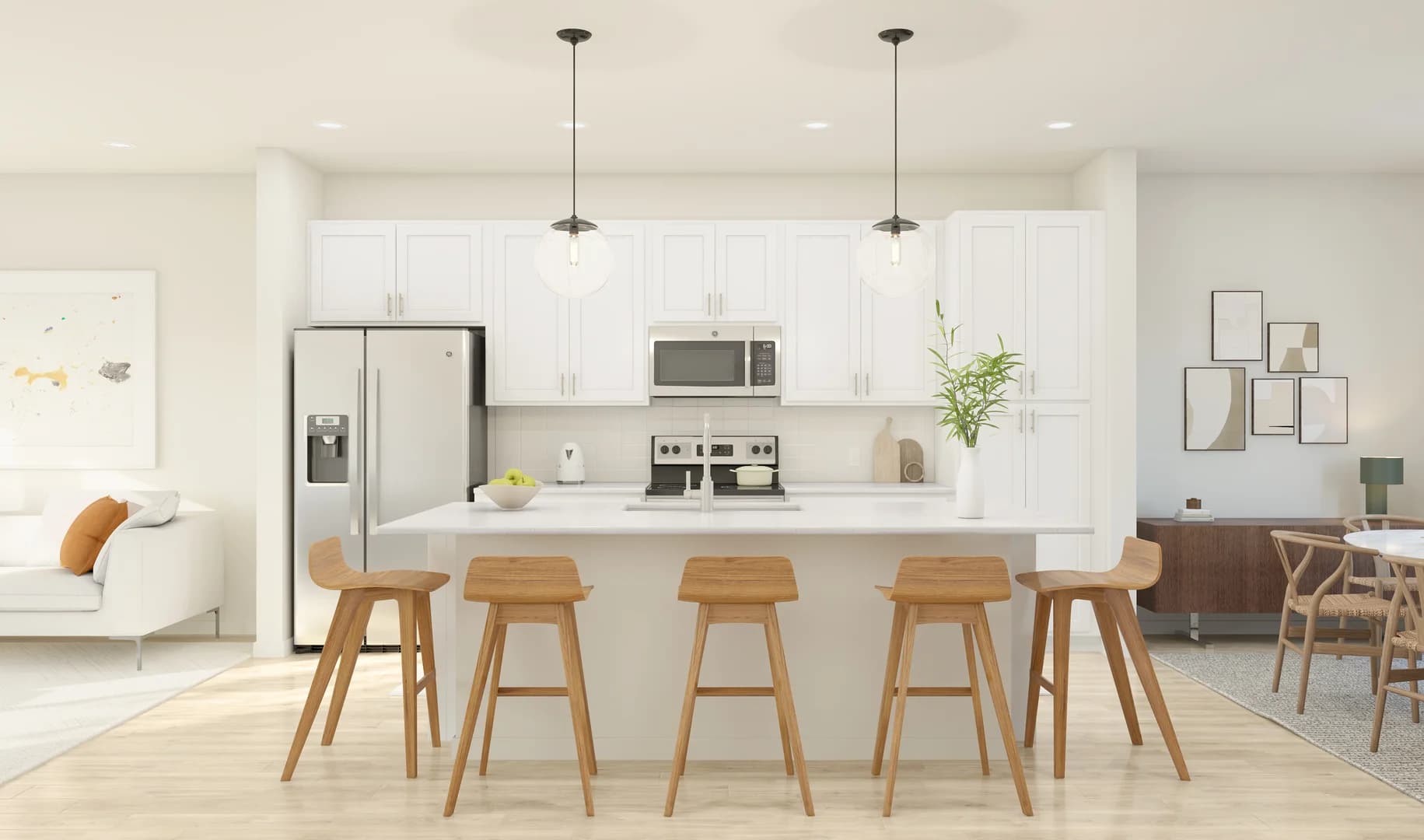 Aspire at Wilderness Shores Greenwich Kitchen Loft Palette 1 Aspire Neutral Loft