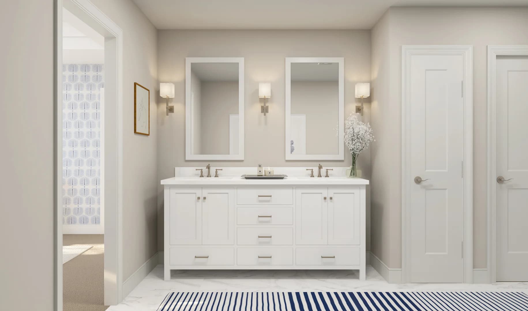 New Haven Primary Bath Classic Palette 5 and 7 Level 3 Restoration Classic
