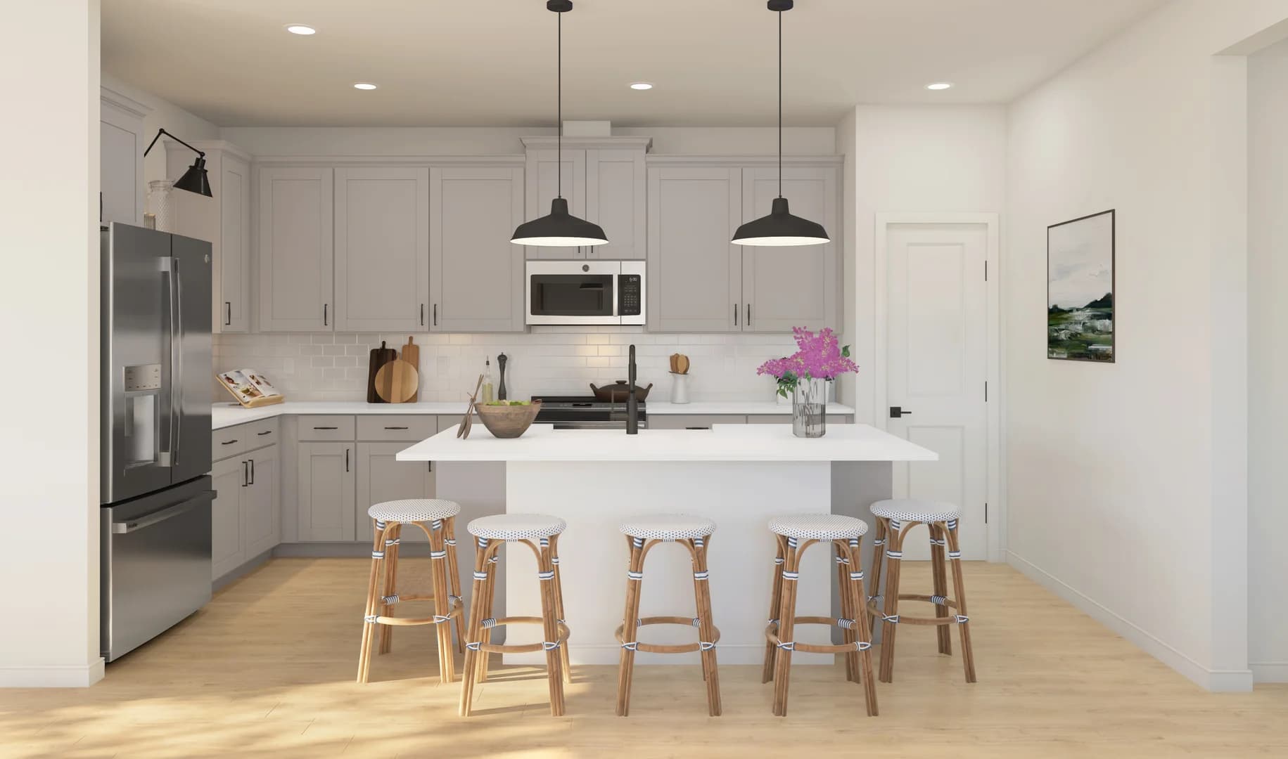 Passionflower II ESP Kitchen Farmhouse Palette 1 Ascend European Farmhouse