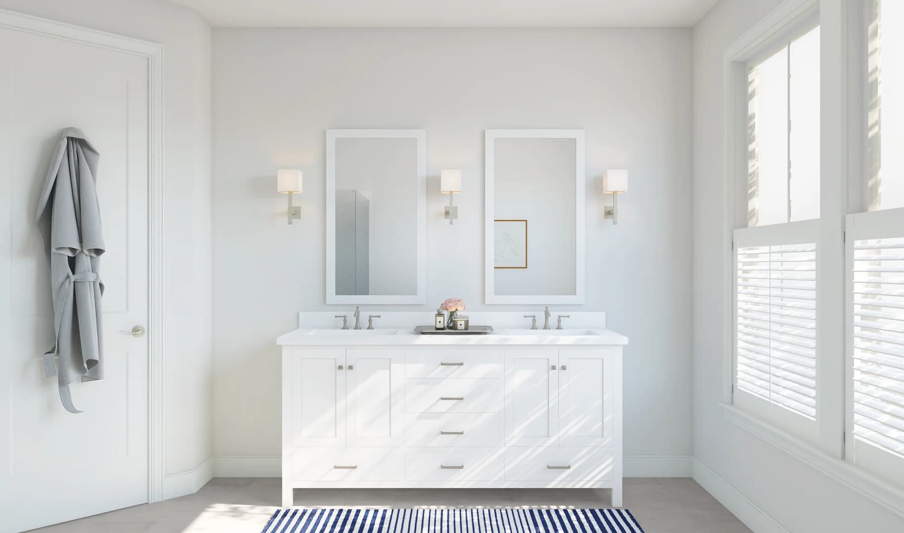 Bar Harbor Primary Bath Classic Palette 2 Level 3 Coastal Classic