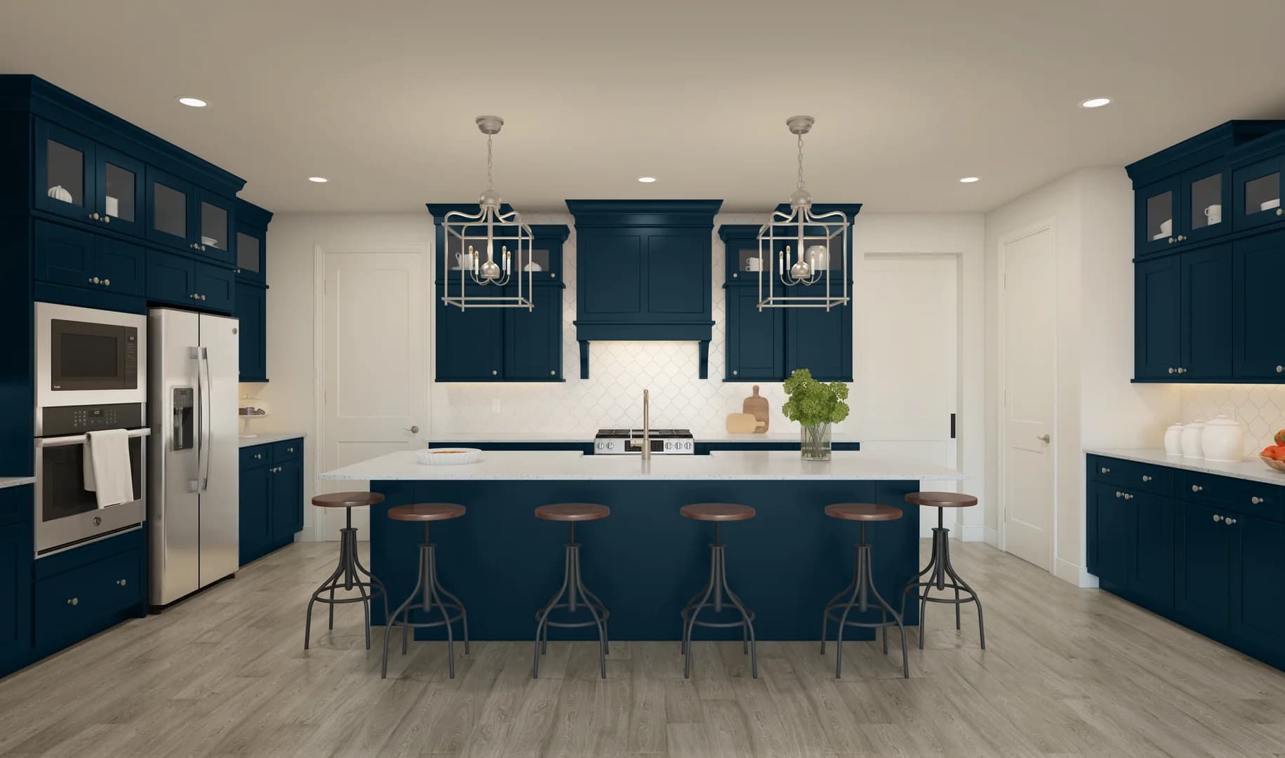 Bar Harbor Kitchen Classic Palette 2 Level 3 Coastal Classic