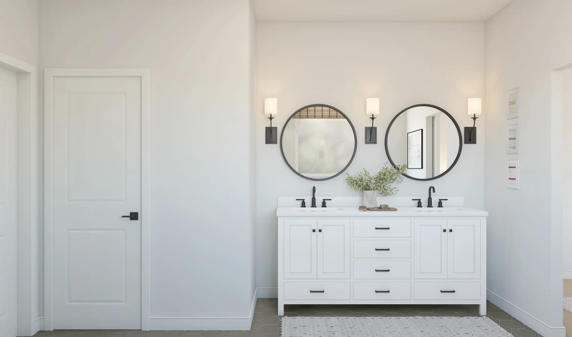 Evora Primary Bath Farmhouse Palette 3 Level 1 Coastal Farmhouse