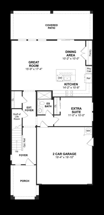 Manor at Legacy Place Prairie Willow First Floor Level