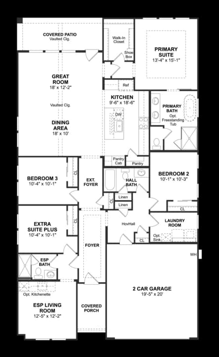 Timberbrook Pasadena ESP First Floor Level