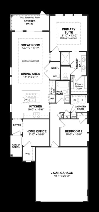 Four Seasons at Easton Pacifica II Floor 1