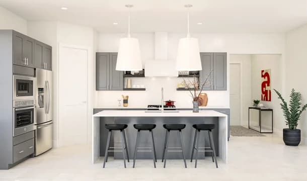 100899 Osprey Ranch Lila II Kitchen Loft Palette 6 Level 2 Black and White