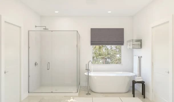 Marvida Santa Rosa II Owner s Bath Loft Palette 6 Level 1 Black and White Loft