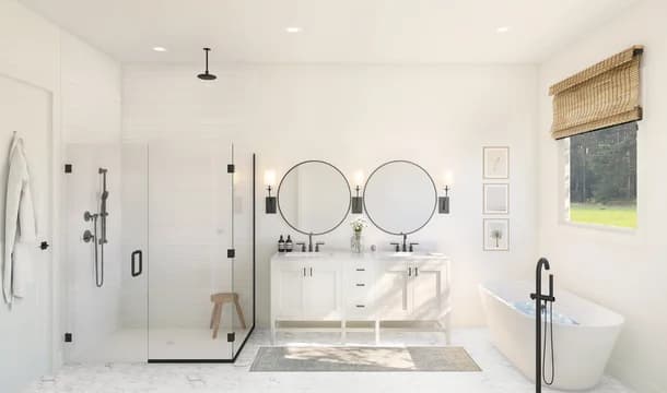 Four Seasons at Kent Island Barcelona Owners Bath Plus Tub Farmhouse Palette 6 Level 3