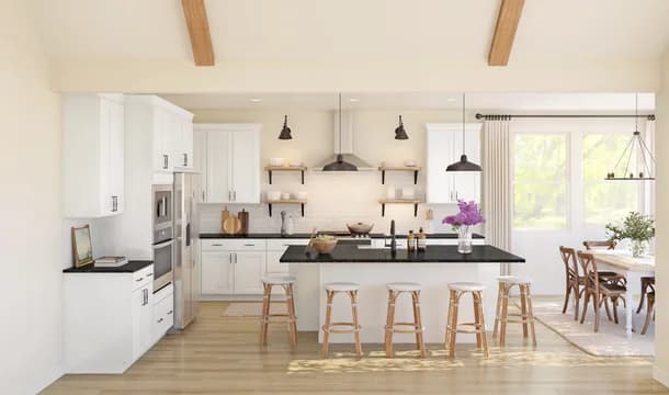 Barcelona Kitchen Farmhouse Palette 1 Level 1 European Farmhouse