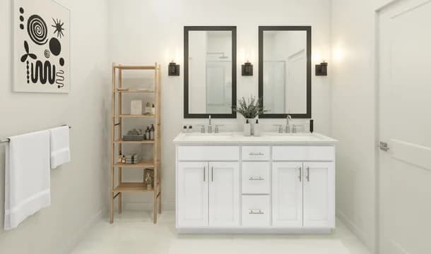 Sweet Pea Owners Bath Loft Palette 1 Ascend Black and White Loft
