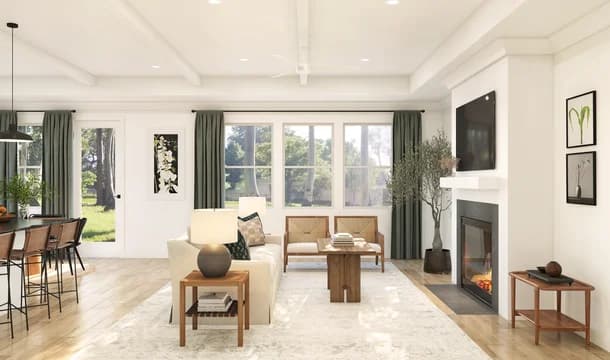 119038 Elevon Malmo Great Room  Farmhouse Palette 1 Level 1 Fresh - Farmhouse