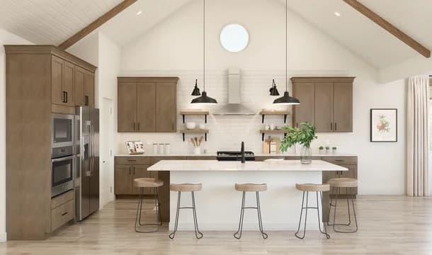 119076 Elevon Mykonos Kitchen Farmhouse Palette 6 Level 1 Industrial - Farmhouse