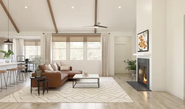 119081 Elevon Mykonos Great Room  Farmhouse Palette 6 Level 1 Industrial - Farmhouse