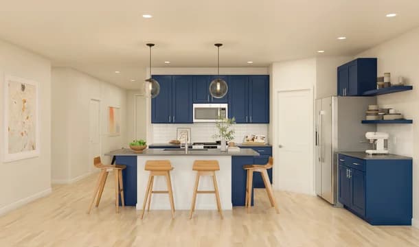 120719 Caldwell Lakes Goldenrod II Kitchen Loft Palette 3 Ascend Neutral - Loft