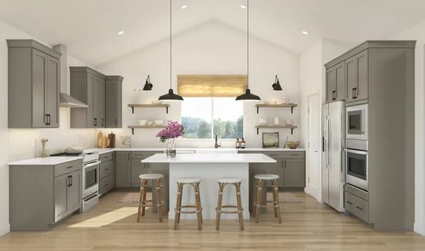 Tucson Kitchen Farmhouse Palette 4 Level 1 European Farmhouse