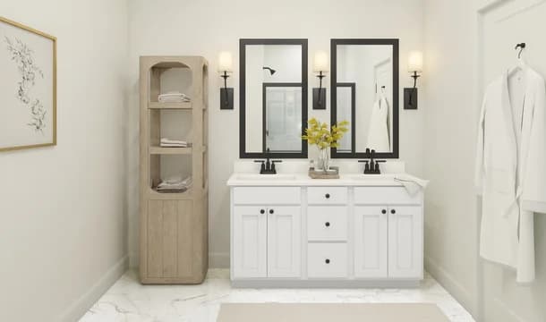 Passionflower II Primary Bath Farmhouse Palette 2 Aspire Traditional Farmhouse