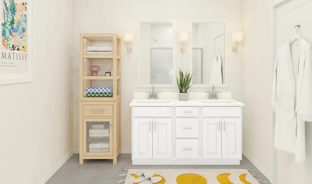 Passionflower II Primary Bath Loft Palette 2 Aspire Neutral Loft