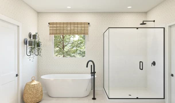 Marvida Boise Primary Bath Farmhouse Palette 6 Level 1 Farmhouse Rustic Refined