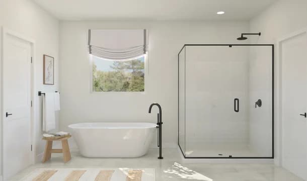 Heritage Ranch Asheville Primary Bath Farmhouse Palette 1 Level 1 Traditional Farmhouse