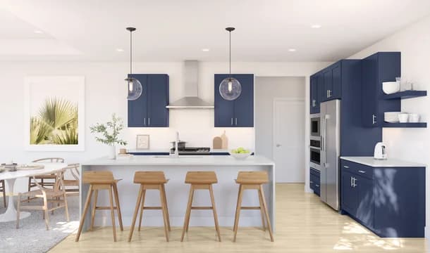 133735 Heritage Ranch Blueberry Ash Kitchen Loft Palette 4 Level 1 Neutral - Loft