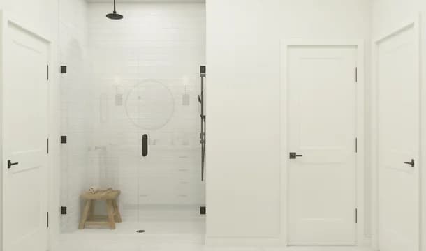 Heritage Ranch Scotch Pine Primary Bath Farmhouse Palette 2 Level 1 European Farmhouse