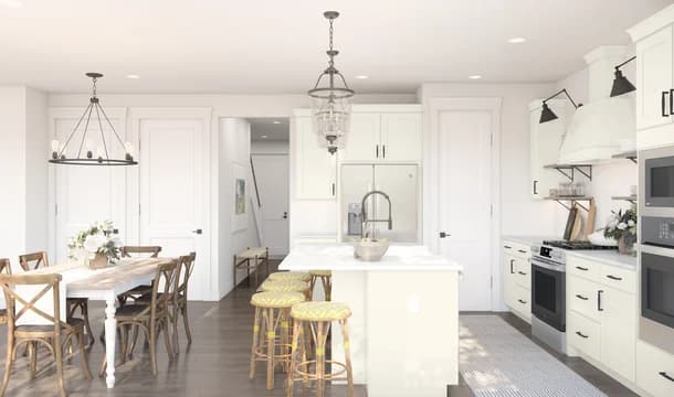 Pleasanton Fayetteville Kitchen Farmhouse Palette 6 Level 2 European Farmhouse