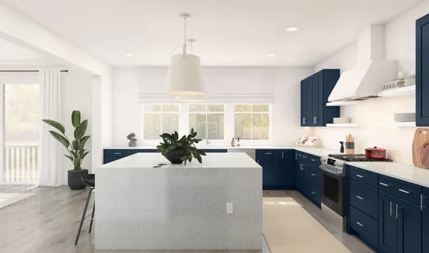 Pleasanton Varna ESP Kitchen Loft Palette 2 Level 2 Black and White Loft