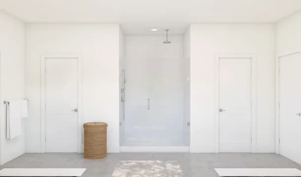 Pleasanton Varna ESP Primary Bath Loft Palette 2 Level 2 Black and White Loft