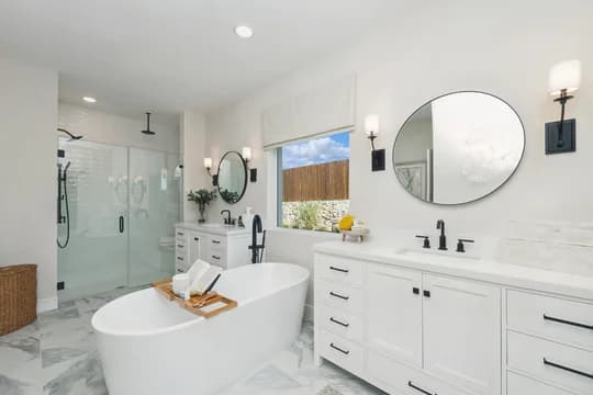 134859 Elevon Frankfurt Primary Bath Farmhouse Palette 6 Level 1 Coastal - Farmhouse