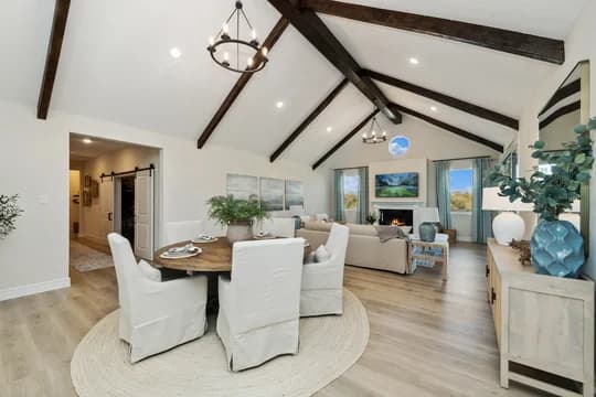 134875 Elevon Frankfurt Dining Area Farmhouse Palette 6 Level 1 Coastal - Farmhouse