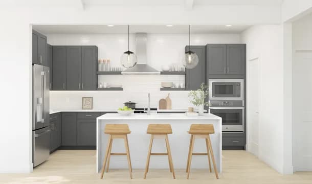 139356 Four Seasons at Sandstone Bogart Kitchen Loft Palette 6 Level 1 Neutral - Loft