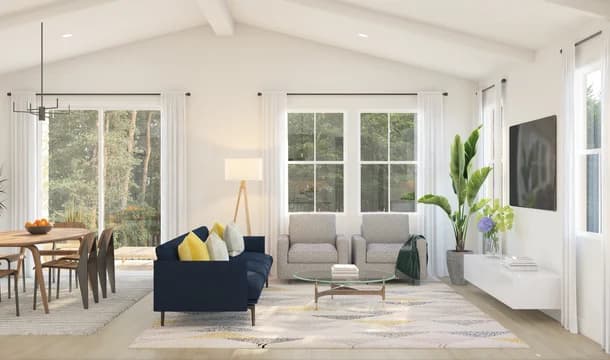 Four Seasons at Addison Farms Stanwyck Great Room Loft Palette 3 Level 1 Coastal Loft