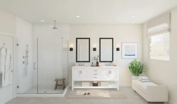 Barcelona Primary Bath Plus Loft Palette 3 Level 1 Neutral Loft