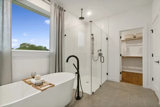 Centennial Oaks Santa Rosa II Primary Bath Farmhouse Palette 6 Level