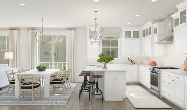 Egret Shores Caspian Kitchen Classic Palette 5 Level 1 Coastal Classic