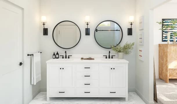 Egret Shores Azalea III Primary Bath Farmhouse Palette 6 Level 1 Coastal Farmhouse