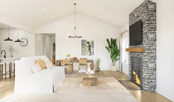 Monarch Glen Boise Great Room Farmhouse Palette 2 Level 1 Coastal Farmhouse