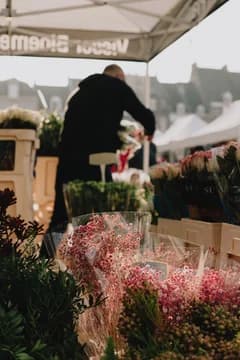 Local Farmer Market Fresh Flowers