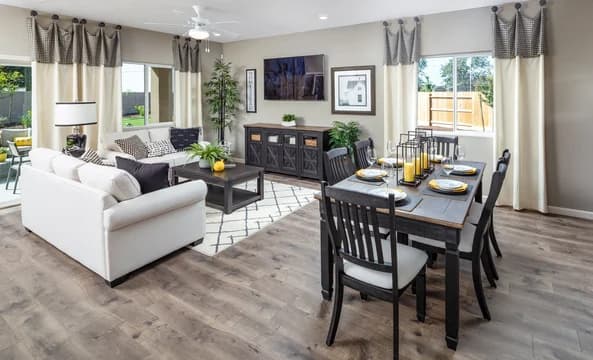 paso fino great room new homes aspire at sunnyside