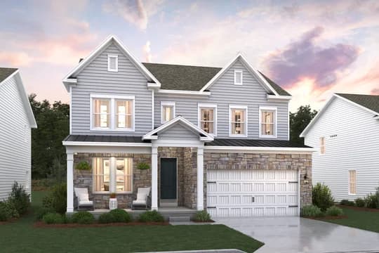 Pleasanton Omaha Elevation DE stone Level