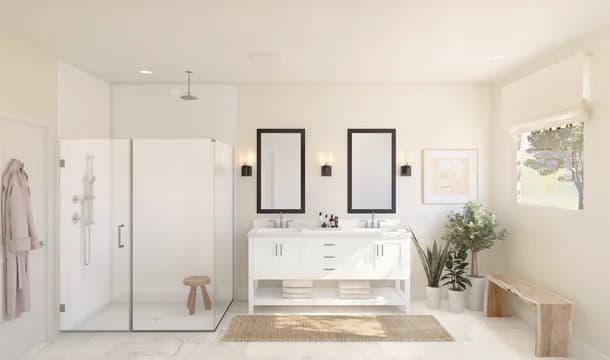 Barcelona Primary Bath Plus Loft Palette 4 Level 1 Coastal Loft