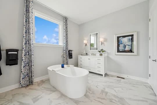 Four Seasons at Scenic Harbor Mykonos Primary bathroom Classic Palette 5 Level