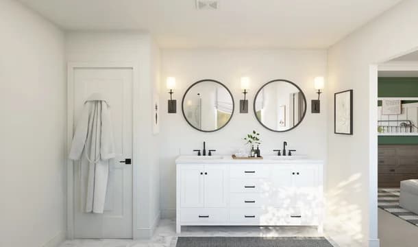 Estates of Tuscarora Baltic Primary Bath Farmhouse Palette 6 Level 1 Industrial Farmhouse