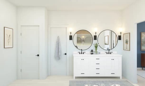 Steward Estates Belfast Primary Bath Farmhouse Palette 2 Level 1 Fresh Farmhouse