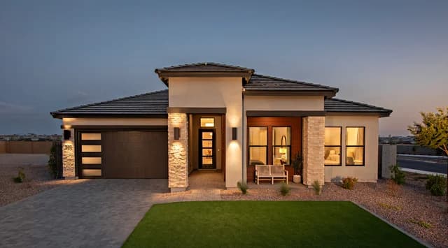Edgewood Estates Frankfurt Elevation Contemporary ZA Level
