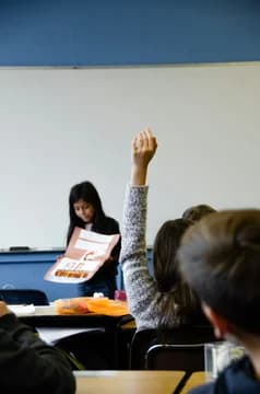 Student Raising Hand