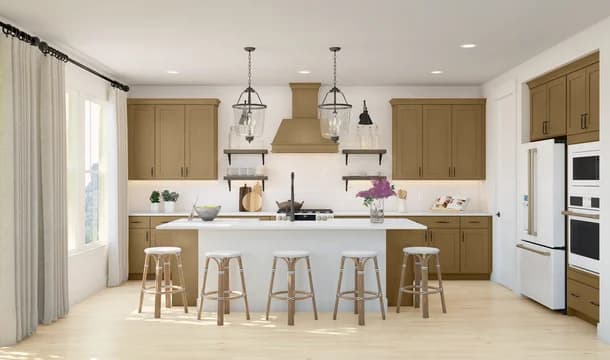 Enclave at Carrollton Manor Oban Kitchen Farmhouse Palette 6 Level 2 European Farmhouse