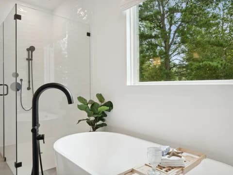 Tarkington Timbers Omaha Primary Bath Farmhouse Palette 5 Level