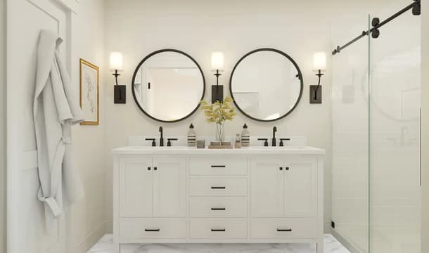 The Grove at Jackson Village Cape May Primary Bath Farmhouse Palette 6 Level 2 Traditional Farmhouse